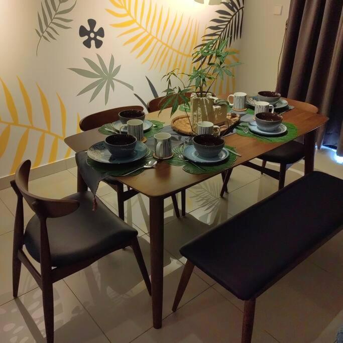 Alocasia Geniehome 3Br Free Wifi @ Utropolis ชาห์อาลัม ภายนอก รูปภาพ